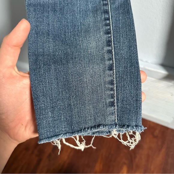 Garage | Denim Ultra High Rise Floral Embroidered Skinny Jeans - Picture 5 of 14